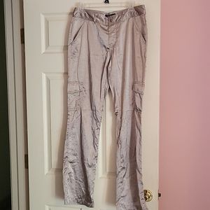 City Streets Satin Cargo Pants